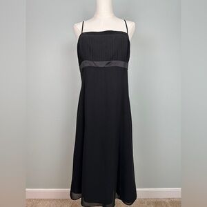 Women’s Ann Taylor black midi dress, size 12